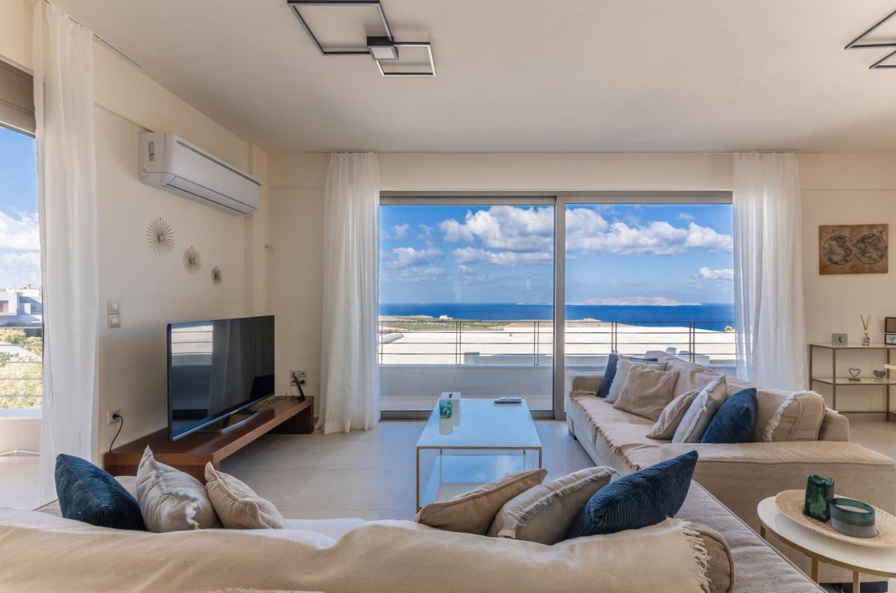 3 Bedroom Villa With Stunning Sea View & Private Parking Elia  ภายนอก รูปภาพ