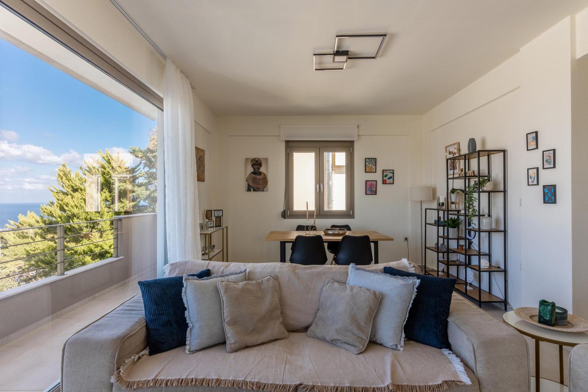3 Bedroom Villa With Stunning Sea View & Private Parking Elia  ภายนอก รูปภาพ